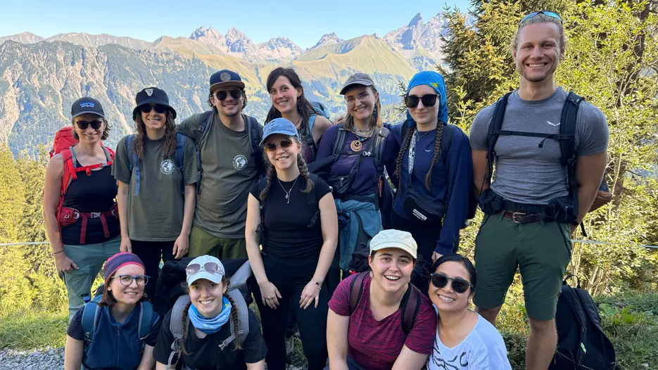 Gruppenbild Berge