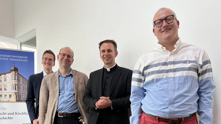 v. l. n. r. Ph. Endres, R. Rieger, D. Urban, M. Lukas