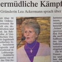 Pressebericht Sr. Ackermann