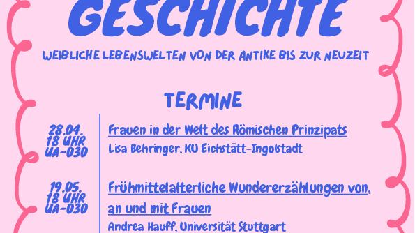 plakat zur veranstaltungsreihe mit programm