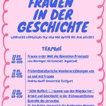 plakat zur veranstaltungsreihe mit programm