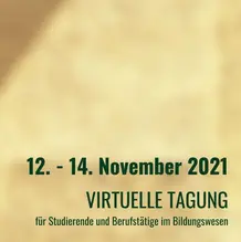 Plakat virtuelle Tagung