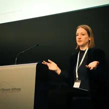 Marah Blaurock bei der PostDoc Conference in K&ouml;ln