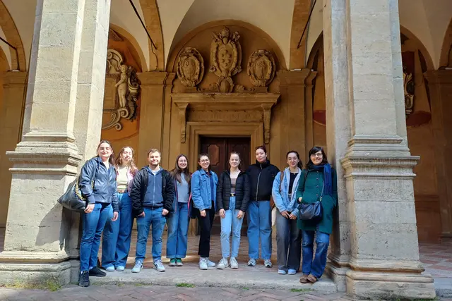 Gruppenbild der Italien - Exkursion