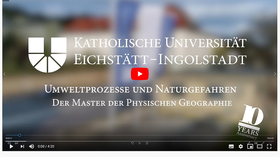 Imagefilm Master Umweltprozesse und Naturgefahren