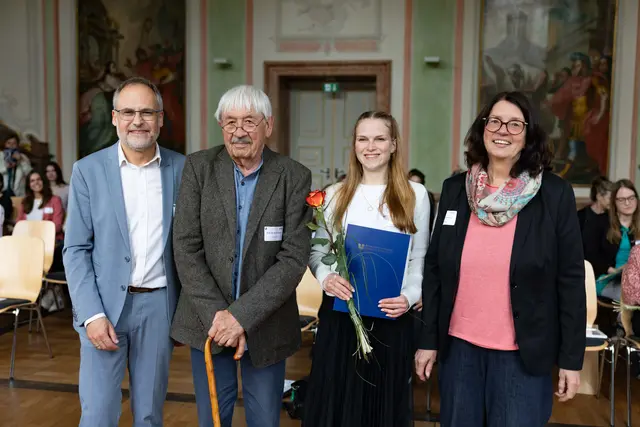 Prof. Hans Gärtner hat ein Deutschlandstipendium gestiftet